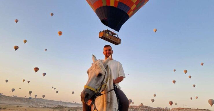 Sunrise TıMe Horse Riding Tour With Hot Air Balloons - Booking Information