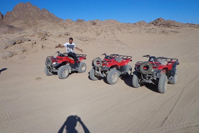 Sunset 5Hours ATV Pugy Jeep From Hurghada Sahl Hashesh Makadi Bay Algouna Safaga - Inclusions