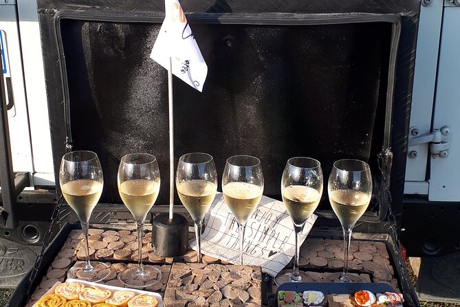 Sunset and Champagne Tasting in the Vineyard - Meeting and Pickup