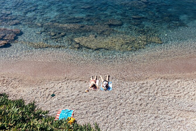 Sunset at Cape Sunio and Swimming in Attica Riviera - Swimming in the Clear Waters of the Aegean Sea