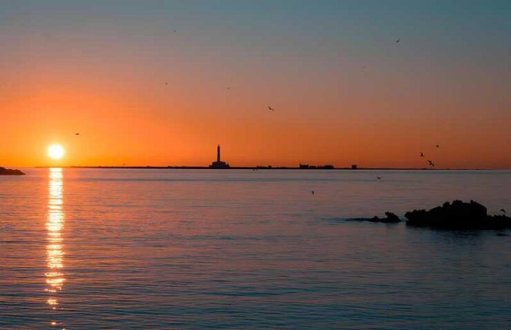 Sunset at the Island of S.Andrea Gallipoli - With Aperitif - Tour Highlights