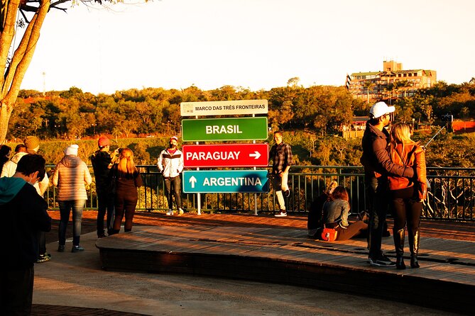 Sunset at the Landmark of the Three Frontiers Monument - Inclusions and Exclusions