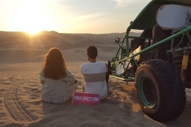 Sunset at the Oasis of Huacachina - Thrilling Dune Buggy Adventures