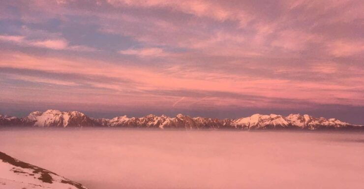 Sunset Between Dolomites and Venice - Witnessing the Magical Sunset