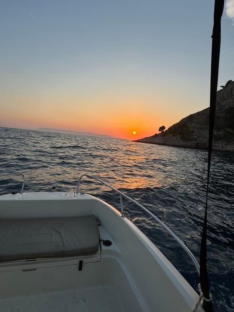 Sunset Boat Tour From Makarska With Swimming at Nugal Beach - Itinerary Details