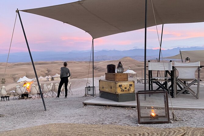 Sunset Camel Ride and Dinner in Agafay Desert With Transport From Marrakech - Transportation