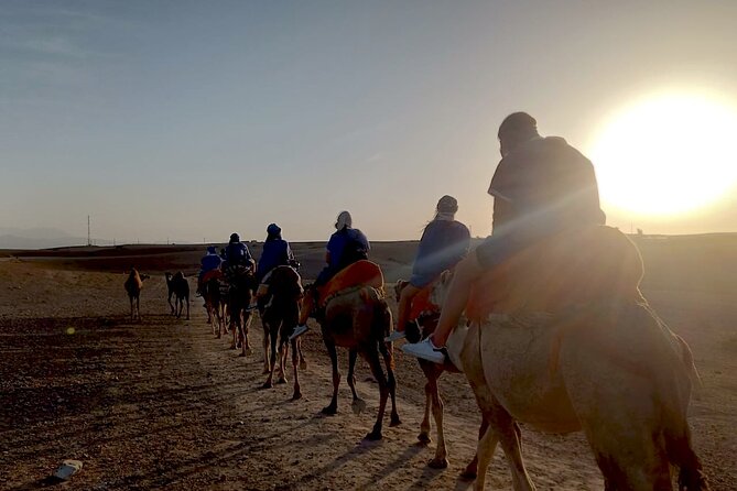 Sunset Camel Ride Experience at the Agafay Rocky Desert. - Experience the Agafay Rocky Desert