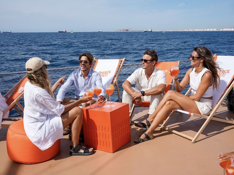 Sunset Catamaran Cruise in Barcelona with Live Music - The eco-catamaran and the cleanup contribution