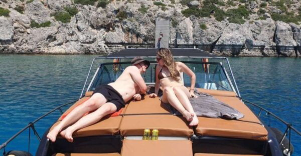 Sunset Cruise With Swim,Fruits,Wine,Dessert Rhodes by Night - Common Questions