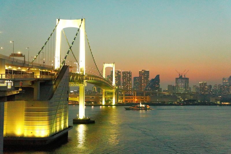 Sunset Dining Cruise Experience in Tokyo by the Symphony - Leaving Tokyo behind at Hinode Terminal