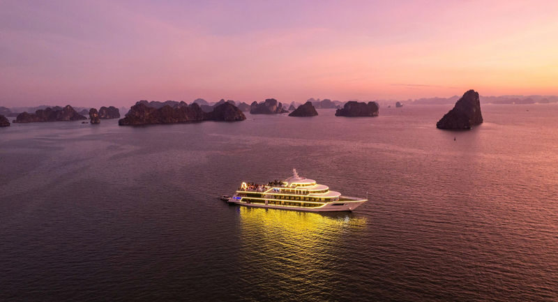 Sunset Dinner and Dazzling Night of Ha Long Bay by Sea Octopus - At a glance