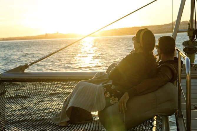 Sunset Experience- Boat Ride Through Lisbon With Music and a Drink - Suitable for Couples or Groups