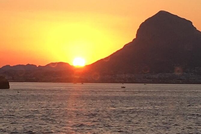 Sunset in Dénia From the Catamaran Mundo Marino - The Sum Up