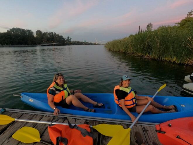 Sunset Kayak: Historic Seville, Triana and La Cartuja - Itinerary Details