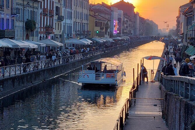 Sunset Navigli Boat Tour in Milan with Optional Aperitivo - Good To Know