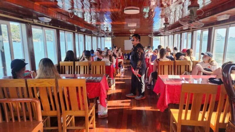 Sunset on Lan Ha Bay, a most beautiful Bay of the world - Cai Beo Fishing Village and Lan Ha Bay Cruise