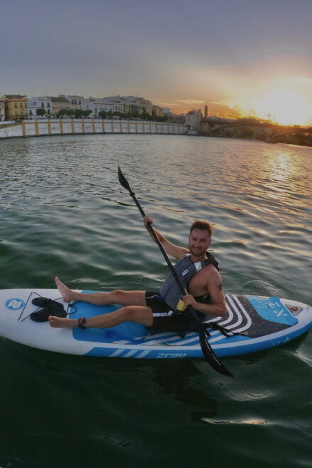 Sunset PaddleSurf Tour: Seville, Triana, La Cartuja - Meeting Point and Accessibility
