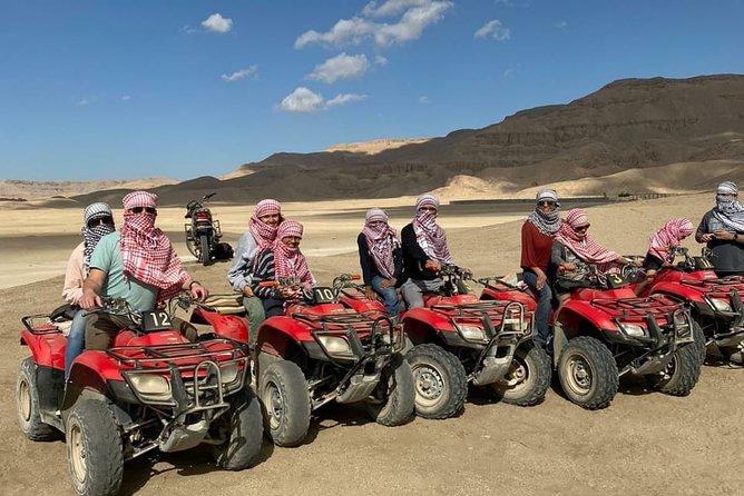 Sunset Quad Bike Safari Tour From Luxor Hotel or Nile Cruise - Frequently Asked Questions