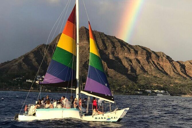 Sunset sail Aboard Manakai Catamaran - An Authentic Hawaiian Sunset on the Water