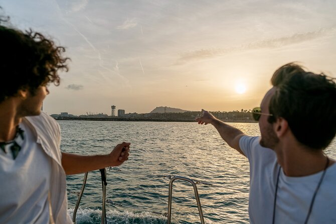 Sunset Sailboat Sailing in Barcelona.In - Good To Know