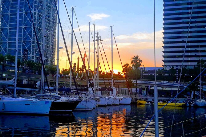 Sunset Sailboat Sailing in Barcelona.In - Important Notes