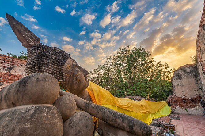 Sunset Selfie Boat Ride at Ayutthaya With a World Heritage Reside - Sunset Selfie Opportunities