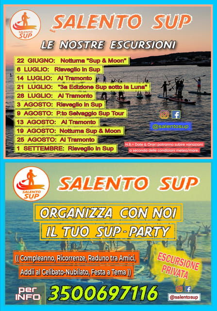 SUNSET SUP TOURS IN SALENTO - Good To Know