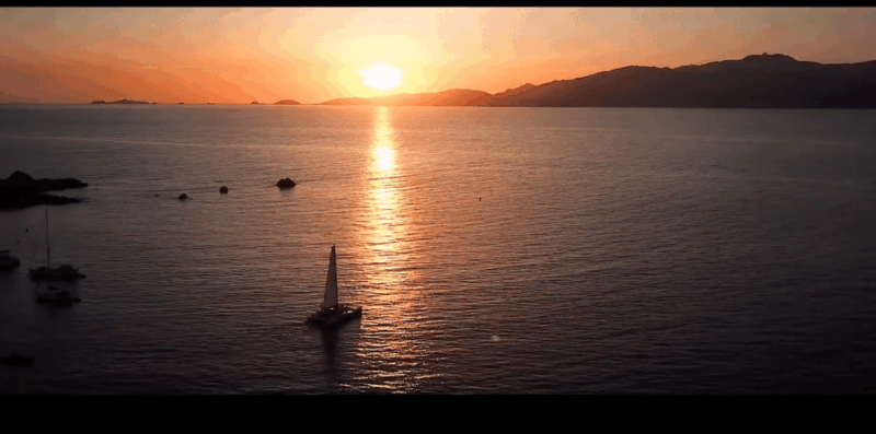 Sunset to Corsican Song on a Catamaran - Good To Know