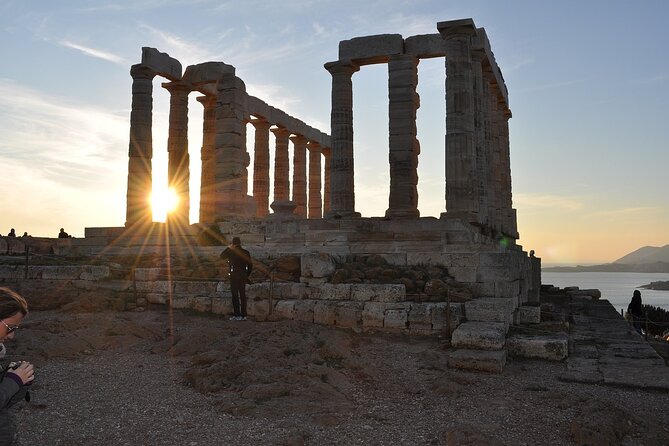 Sunset Tour at Cape Sounio, Lake of Vouliagmeni & Athenian Riviera - Meeting and Pickup