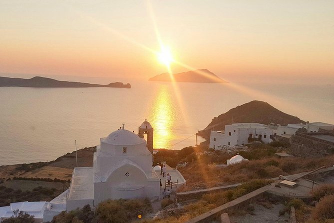 Sunset Tour at Enchanting Plaka, Milos - Venetian Castle of Milos