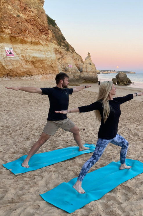 Sunset Yoga at Portimaos Beautiful Beach by El Sol Lifestyle - Booking Information