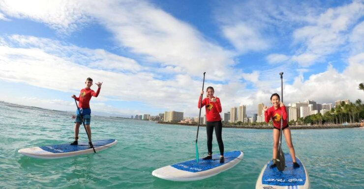 SUP Lesson in Waikiki, 3 or More Students, 13yo or Older - Booking Information