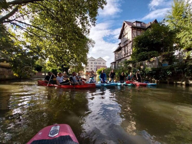 SUP Tour: View of the Esslingen Canals - Key Points