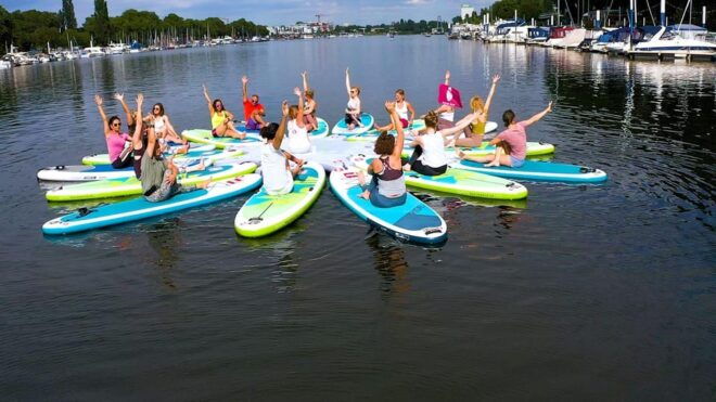 SUP Yoga (Stand-Up-Paddle Yoga) in Wiesbaden - Session Breakdown
