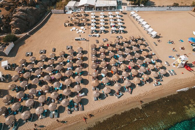 Super Paradise Beach Mykonos Seaside Sunbed (5th Row and Back) - Traveler Photos and Reviews