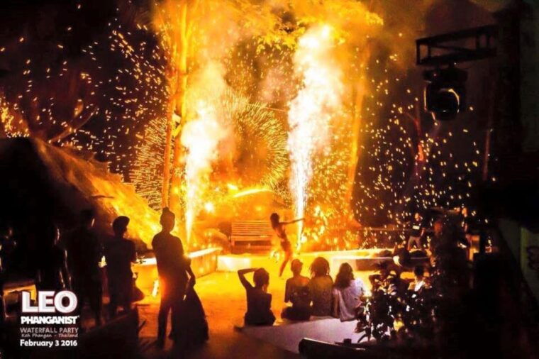 Super Waterfall Party at Ko Phangan - Event Features