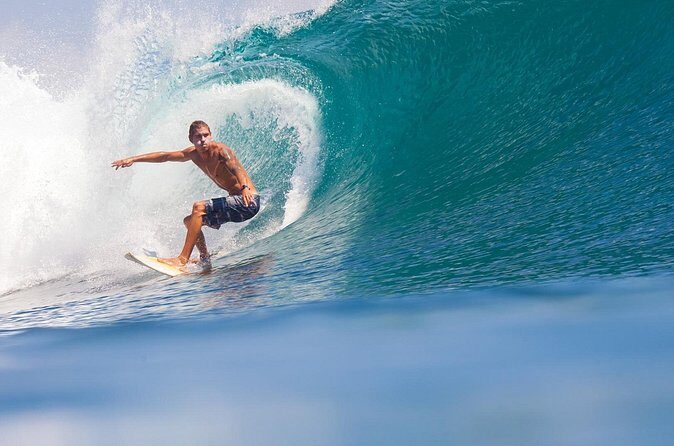 Surfing Lesson with South Bali Tour - The Kecak Fire Dance Experience