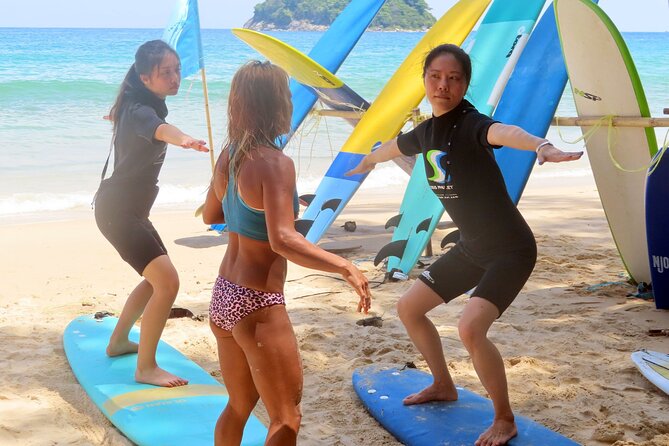 Surfing on Kata Beach Phuket - Instructors and Equipment Provided