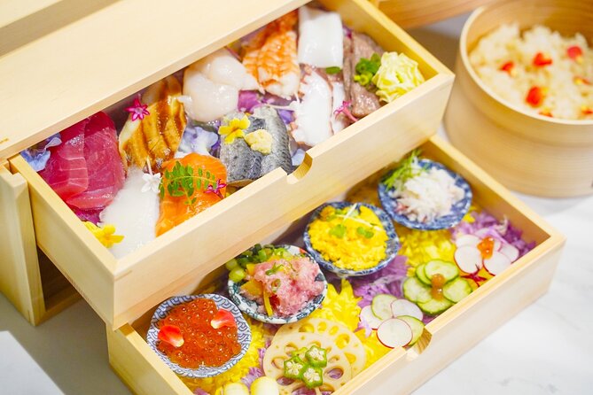 Sushi Making & Cherryblossom Viewing Experience Lunch in Shinjuku - Overview and Sample Menu