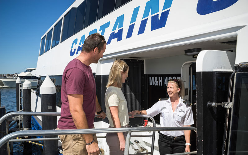 Swan River Lunch Cruise - Boarding at Barrack Street Jetty