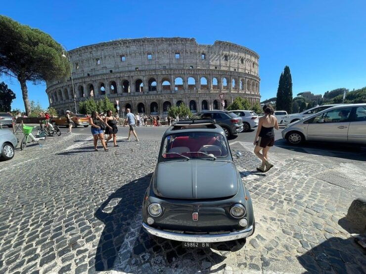 Sweet Life in a Fiat 500: Rome and Aperitif at the Colosseum - Good To Know