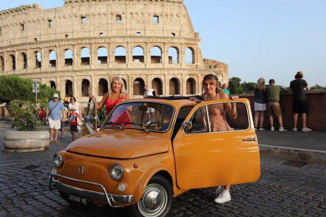 Sweet Life in a Fiat 500: Rome and Aperitif at the Colosseum - Tour Details and Inclusions