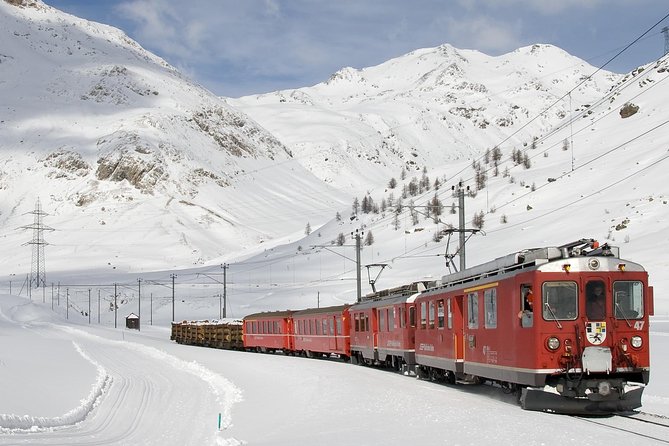 Swiss Alps Bernina Express Rail Tour From Milan With Hotel Pick up - Spectacular Views Along the Rail Tour