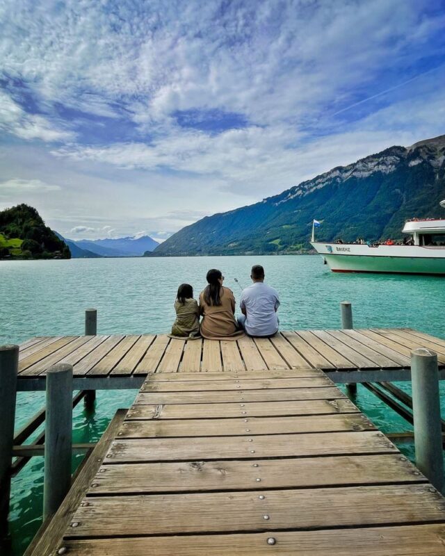 Switzerland: "Crash Landing on You" K-Drama Filming Locations Tour - Sigriswil Panorama Bridge: views over Lake Thun