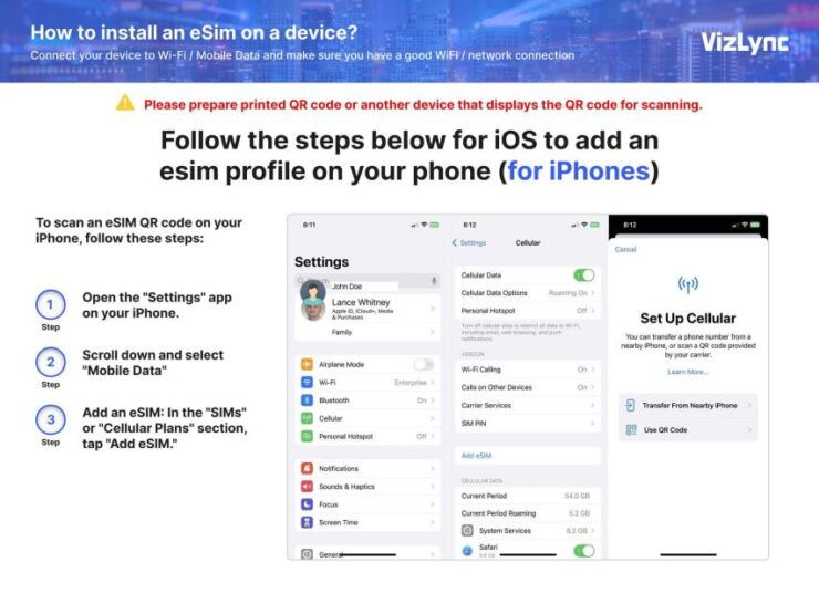 Switzerland Esim Enjoy High Speed Data Plans for 30 Days - Activation and Usage Instructions