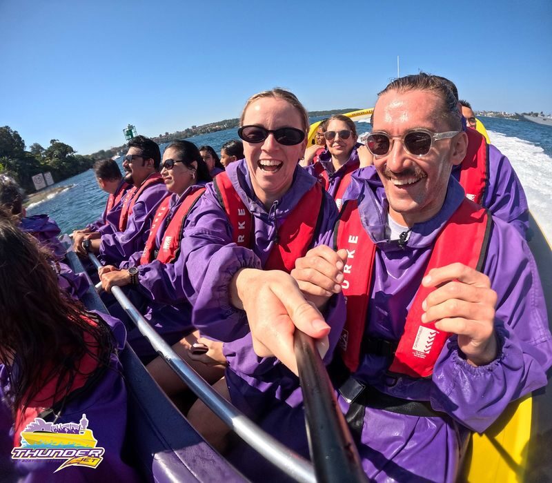 Sydney Harbour Jet Boat Adventure - The splash factor is part of the deal