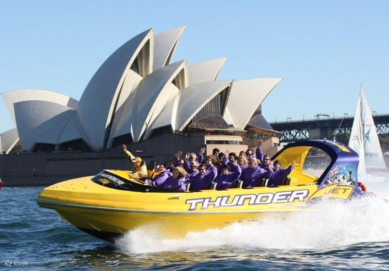 Sydney Harbour Jet Boat Adventure - Getting ready for the pontoon