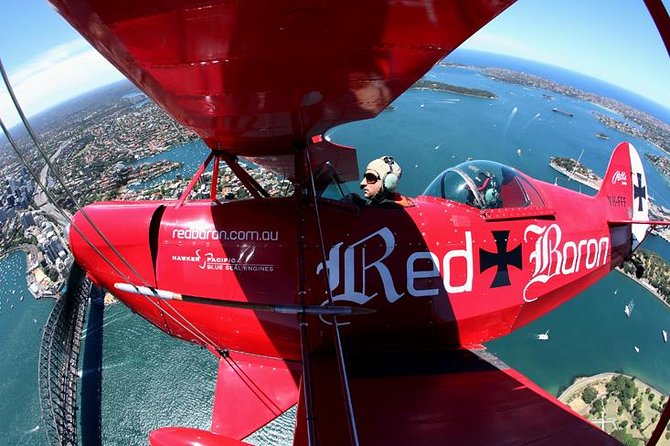 Sydney Harbour Joy Flight in the Pitts Special - Departure Details From Bankstown