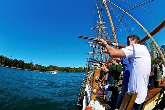 Sydney Harbour Tall Ship Laser Clay Shooting With Mast Climb - Overview and Duration
