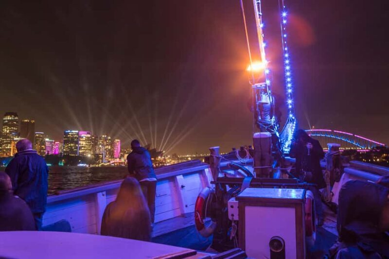 Sydney Harbour: Tall Ship Vivid Dinner Cruise - FAQ